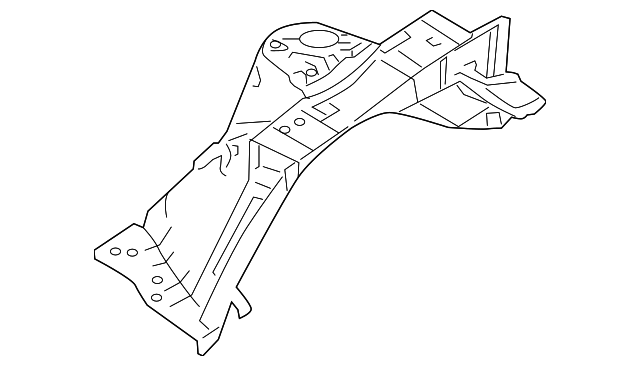 64501-2M500 Деталь APRON ASSY, LEFT