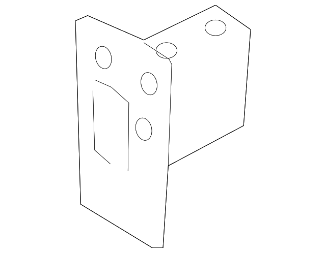 64710-2M000 Деталь RAIL END, LEFT