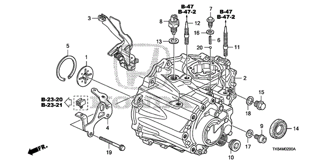 FIT MT TRANSMISSION CASE