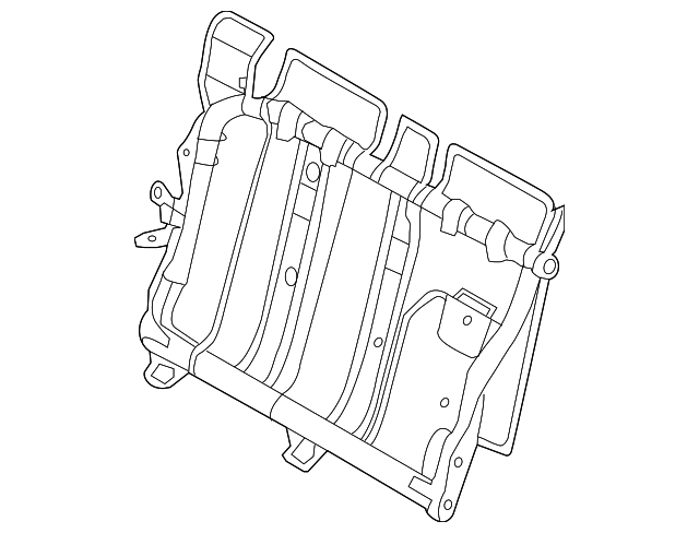 89601-1JA0D Деталь SEAT BACK FRAME, RIGHT