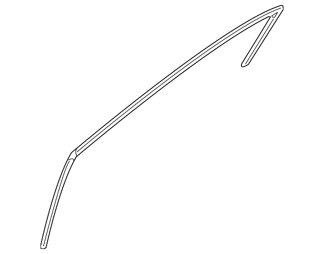 82530-3X200 Деталь RUN CHANNEL, LEFT