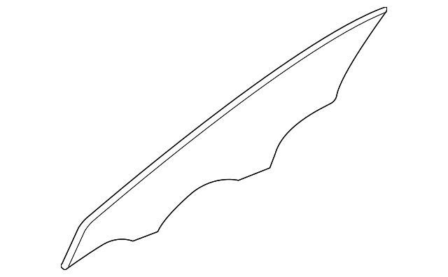 82411-3X210 Деталь DOOR GLASS, LEFT