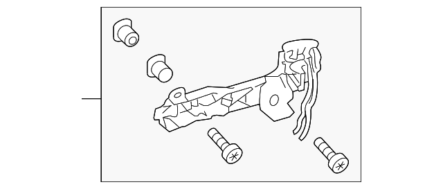 69204-0E031 HANDLE BASE, LEFT