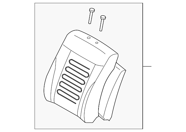 88300-3F610716 Деталь SEAT BACK ASSY, LEFT