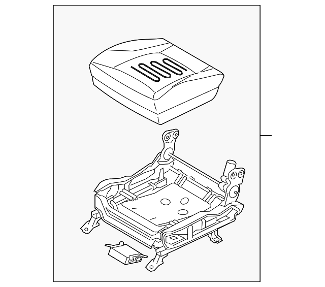 88100-3F700716 Деталь CUSHION ASSY, LEFT