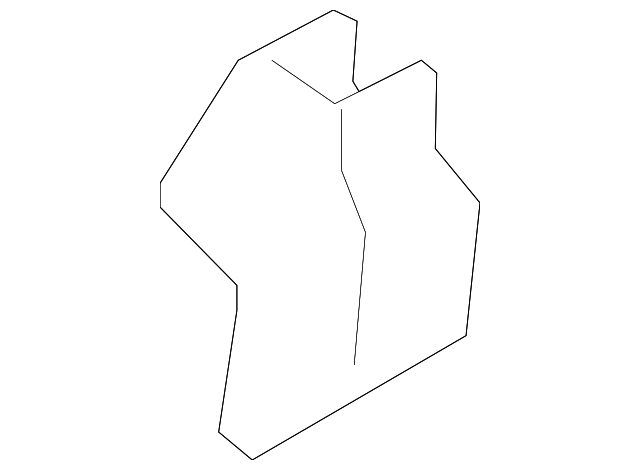 88567-3F80026 Деталь TRACK END COVER, LEFT