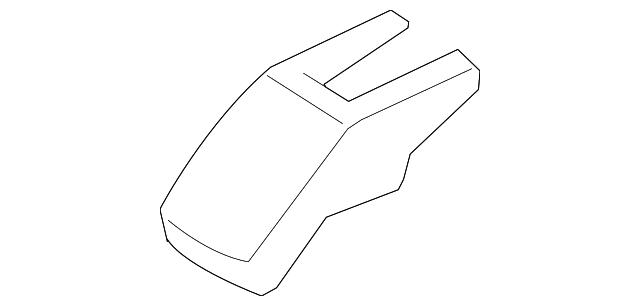 88561-3F80026 Деталь TRACK END COVER, LEFT