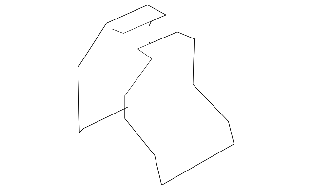 88565-3F80026 Деталь TRACK END COVER, LEFT