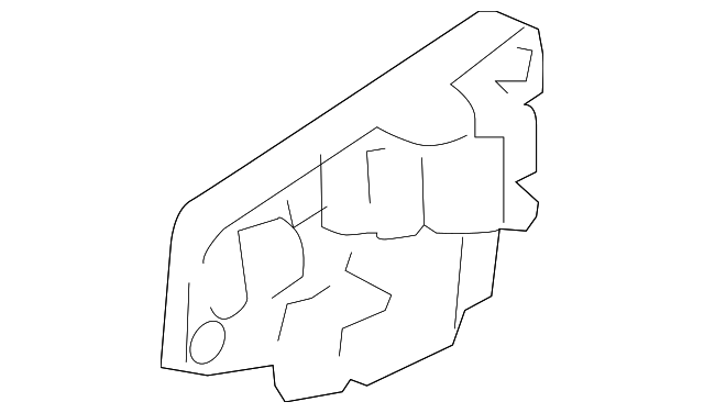 83610-3K020-XZ Деталь HANDLE, INSIDE, LEFT