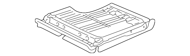 12386321 Деталь SEAT FRAME, RIGHT