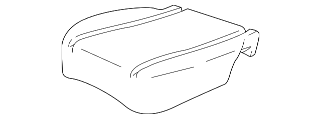 12386322 Деталь SEAT CUSHION PAD, LEFT