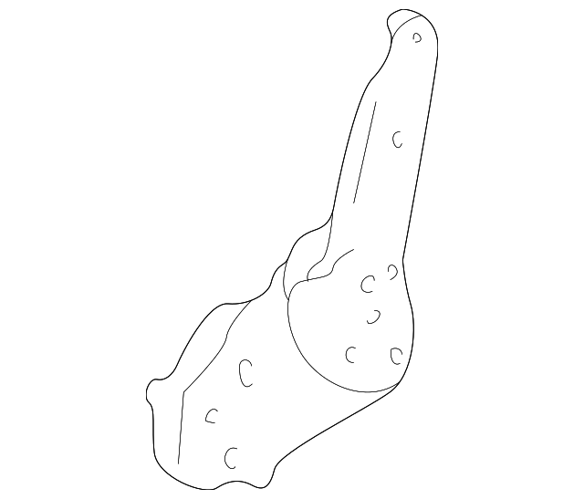 12386410 Деталь RECLINER, RIGHT