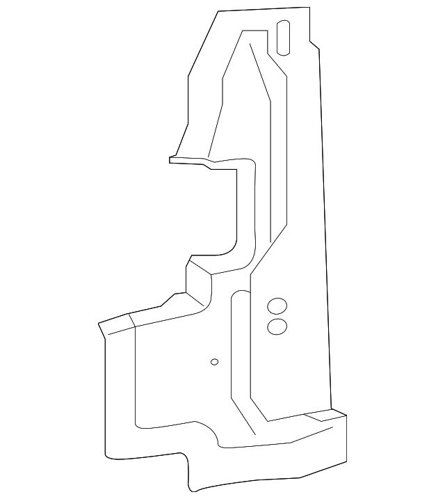 22826565 SIDE BAFFLE, LEFT
