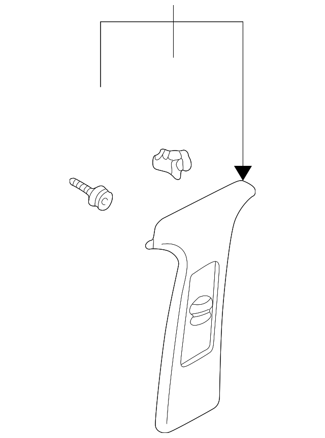 3B0-868-417-M-3U5 Деталь UPR CTR PLR TRIM, LEFT