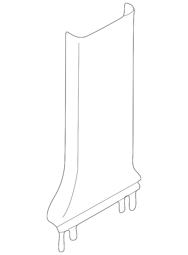 3B0-867-298-D-U71 Деталь LWR CTR PLR TRIM, RIGHT