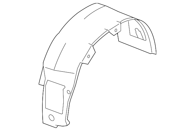 86821-3E500 Деталь WHEELHOUSE LINER, LEFT