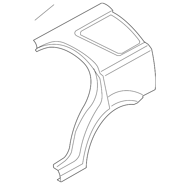 71102-3E4C1 Деталь QUARTER PNL ASSY, RIGHT