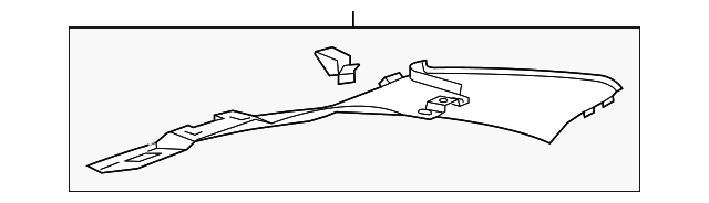 4H4-868-289-D-ER2 Деталь UPPER QTR TRIM, LEFT
