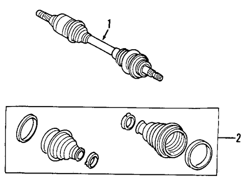 Edge AXLE SHAFTS & JOINTS