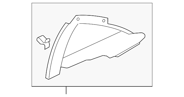 4F5-867-287-D-SJV QTR GLASS TRIM, LEFT