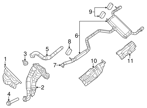 Sebring EXHAUST COMPONENTS 2