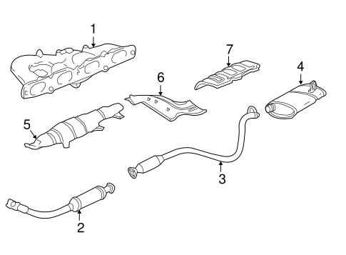 Cavalier EXHAUST COMPONENTS