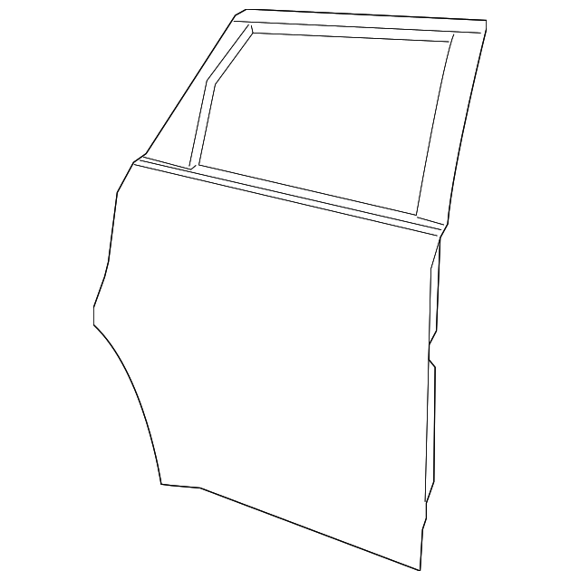 68067473AC Деталь DOOR SHELL, LEFT