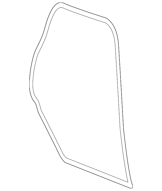 5076868AC Деталь DOOR W'STRIP, RIGHT