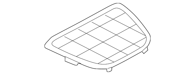 51-46-8-230-771 REAR SPEAKER COVER, LEFT