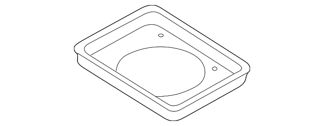 65-13-8-369-579 REAR SPEAKER INSULATOR, LEFT