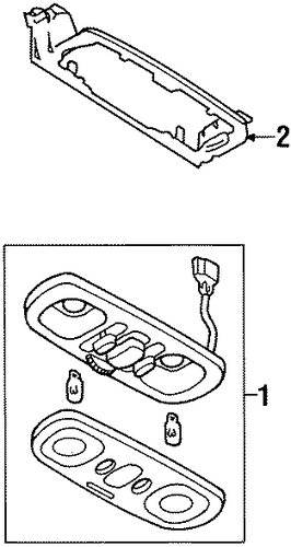 Escort OVERHEAD CONSOLE
