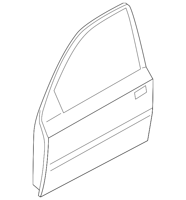 76003-1E010 Деталь DOOR SHELL, LEFT