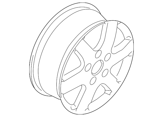 7L6-601-025-AP-8Z8 Деталь WHEEL, ALLOY