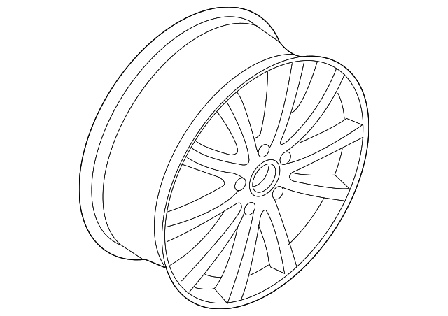 7L6-601-025-P-8Z8 Деталь WHEEL, ALLOY