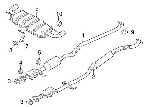 CX-5 EXHAUST COMPONENTS
