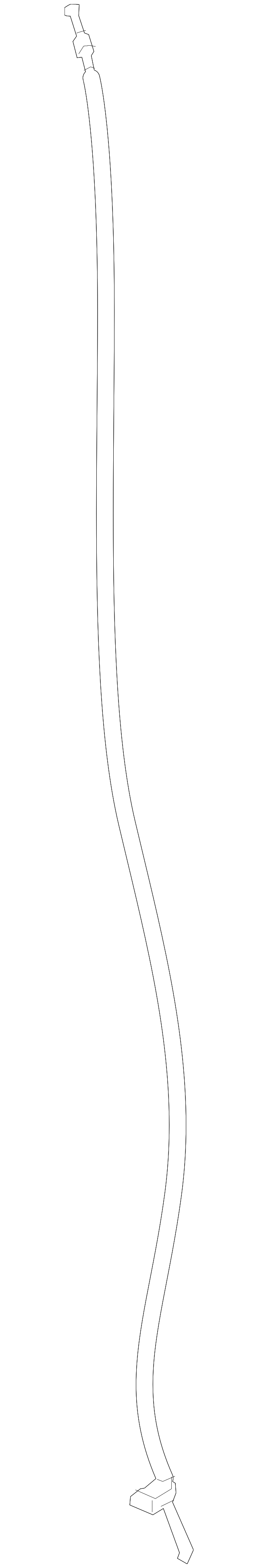 9067601504 Деталь UPPER LATCH CABLE