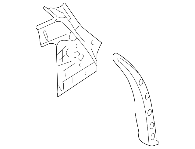 G6630-ZN9MA Деталь INNER PILLAR, RIGHT