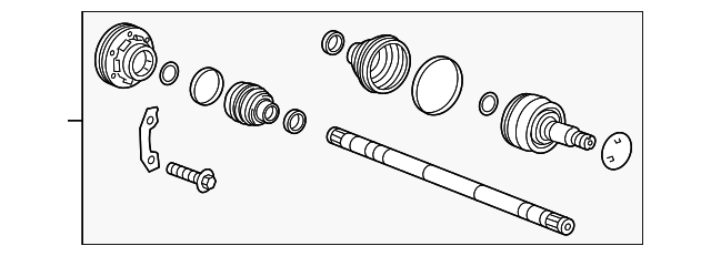 23117794 Деталь AXLE ASSY, RIGHT
