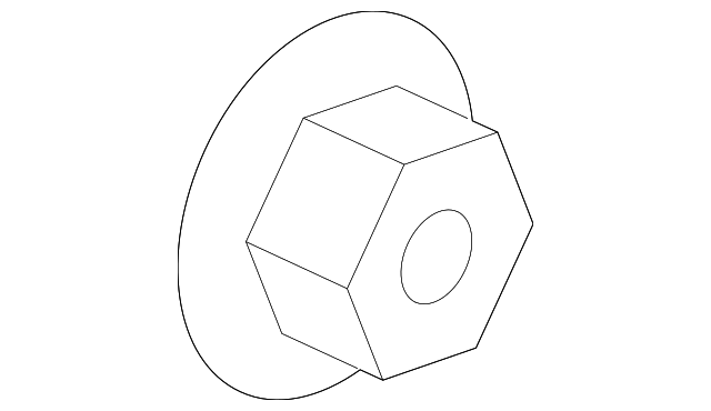 11611234 AXLE NUT, LEFT
