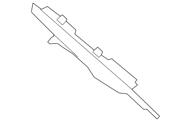 51-43-9-129-209 Деталь UPPER QTR TRIM, LEFT