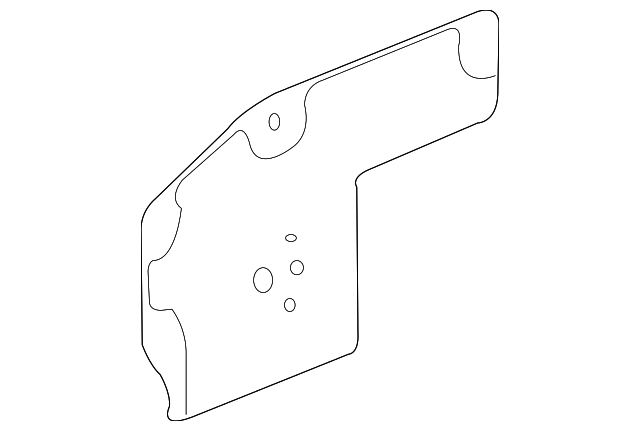 25898938 Деталь SPLASH SHIELD, LEFT