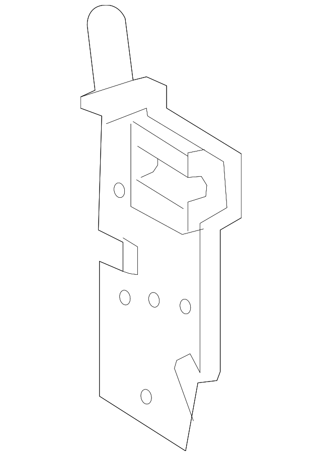 451-740-02-35 Деталь GATE LATCH, RIGHT