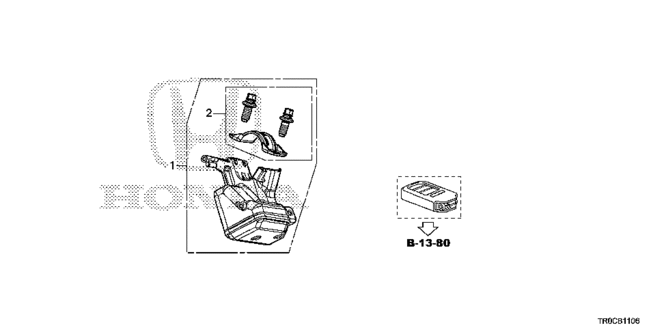 CIVIC SEDAN KEY CYLINDER COMPONENTS (SMART)