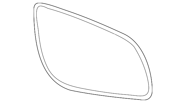 96366-CA100 Деталь MIRROR GLASS, LEFT