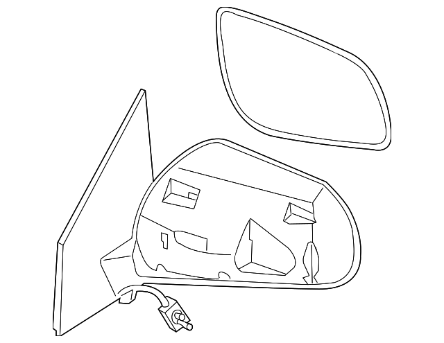 96301-CA000 Деталь MIRROR ASSY, RIGHT