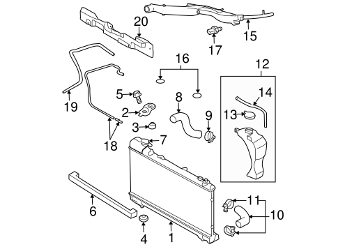 Forester RADIATOR & COMPONENTS 2