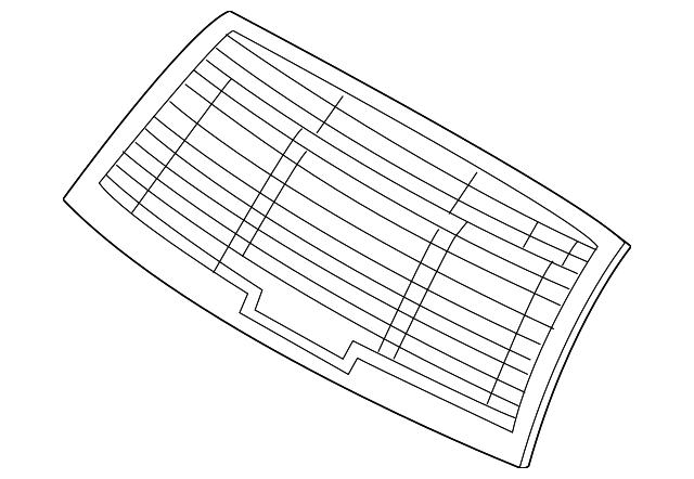 87110-3F501 Деталь BACK GLASS