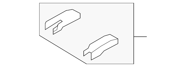 89164-1D200WK Деталь TRACK END COVER, LEFT