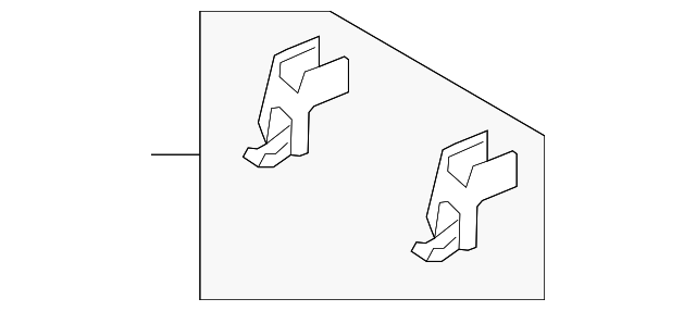 89263-1D100S8 Деталь TRACK END CAP, LEFT