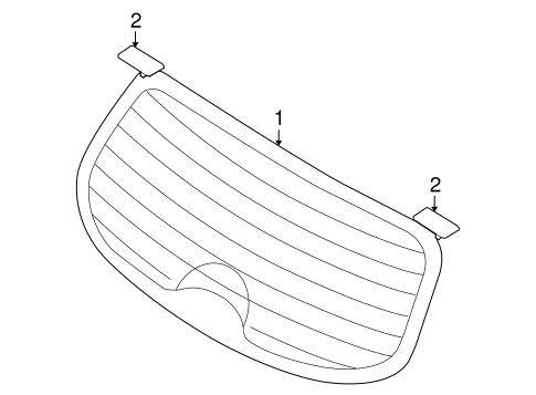 Santa Fe GLASS - LIFT GATE